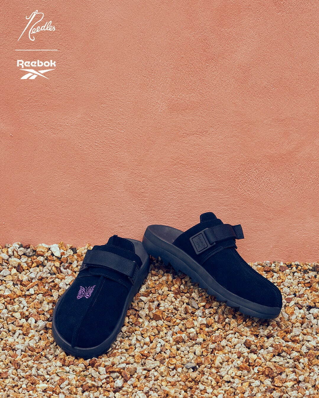 ニードルズ×リーボック“スライドタイプ”のコラボサンダル「ビート