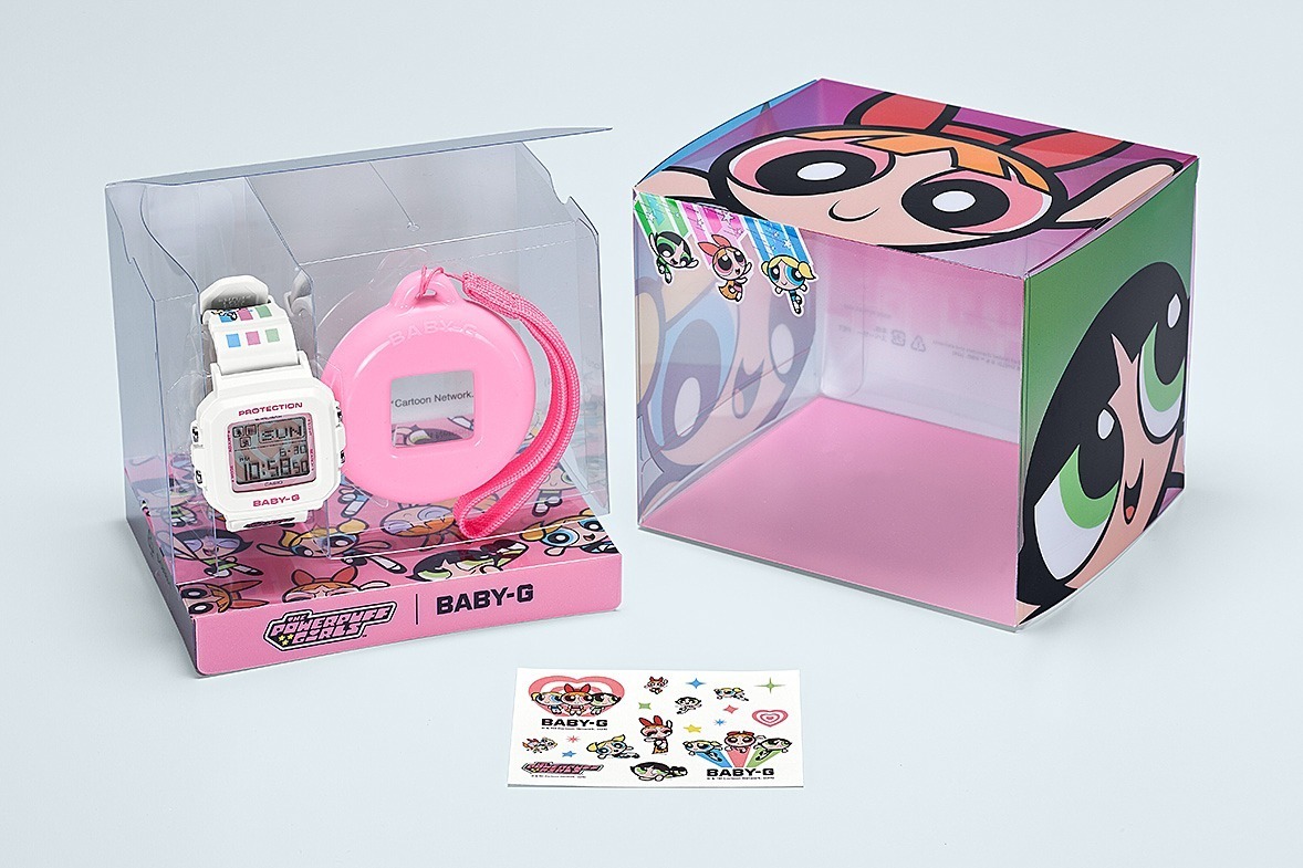 BABY-G×「パワーパフ ガールズ」腕時計＆チャームの2WAYで楽しめる