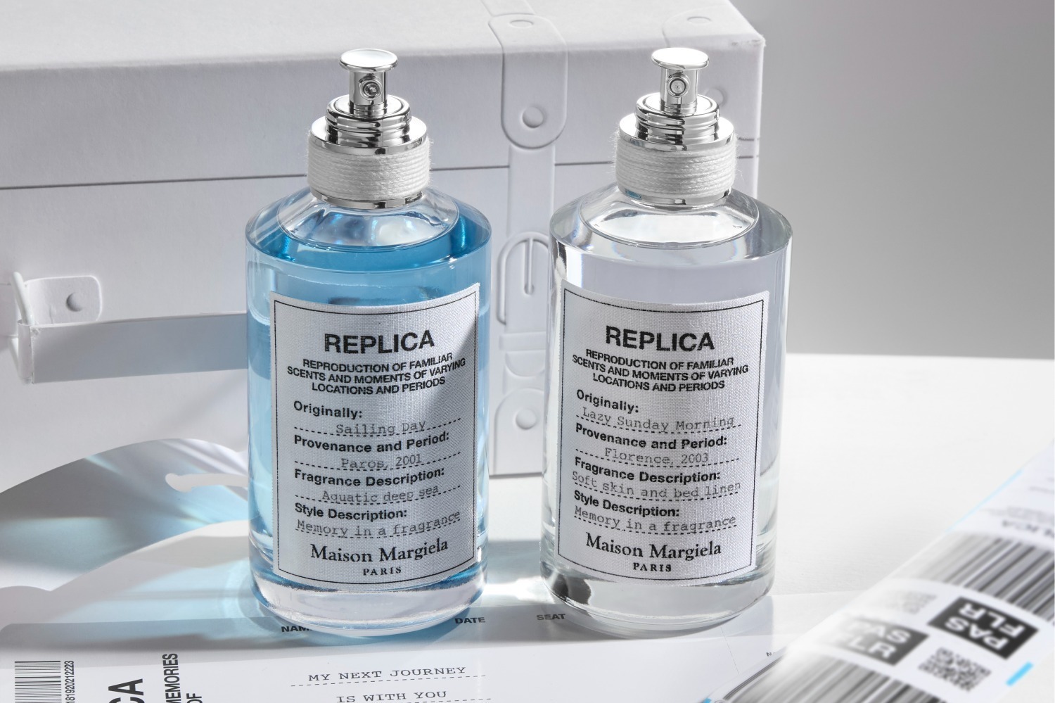 メゾン マルジェラ「レプリカ」フレグランス、“スーツケース型BOX入り