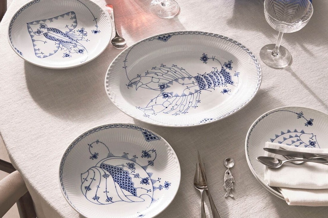 ロイヤル コペンハーゲン“海のいきもの”モチーフのテーブルウェア
