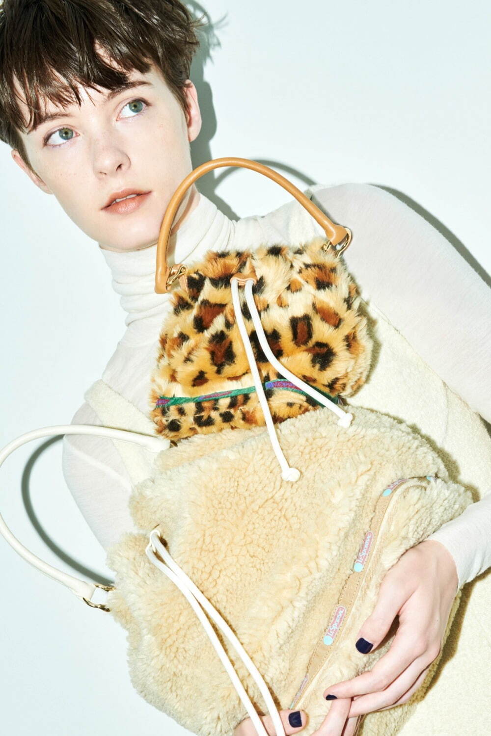 レスポートサック アトリエ24年秋冬、バンブーハンドルのふわふわ