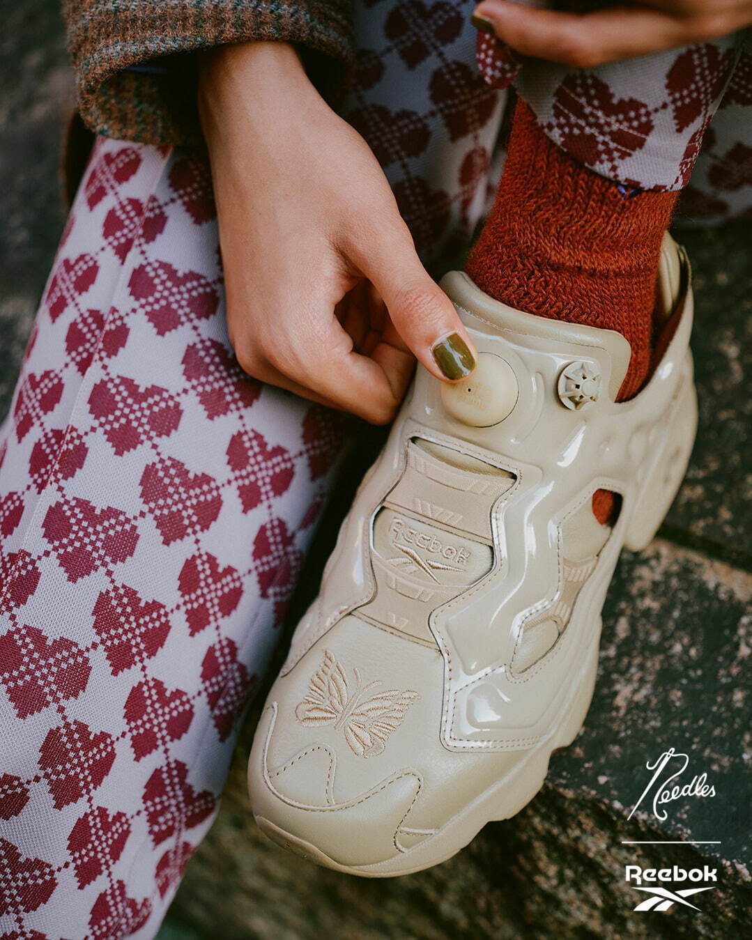 リーボック×ニードルズのスニーカー「インスタポンプ フューリー