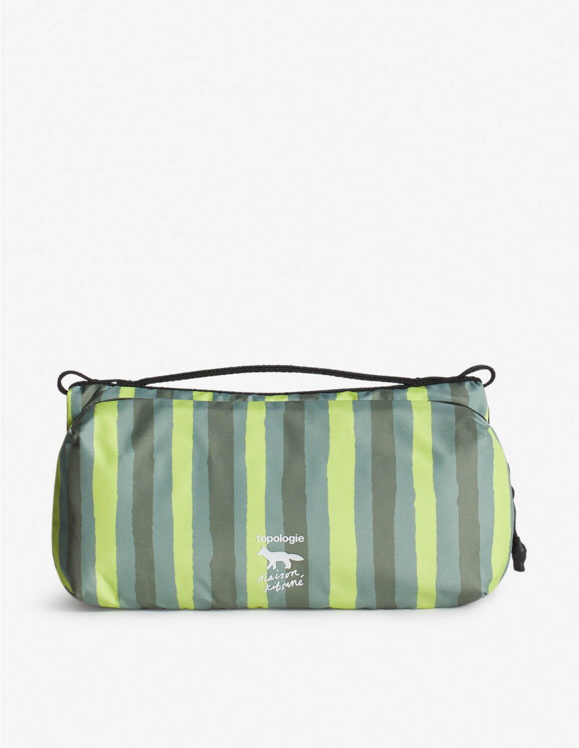 メゾン キツネ×トポロジー第2弾の“春色ストライプ”バッグやミニポーチ