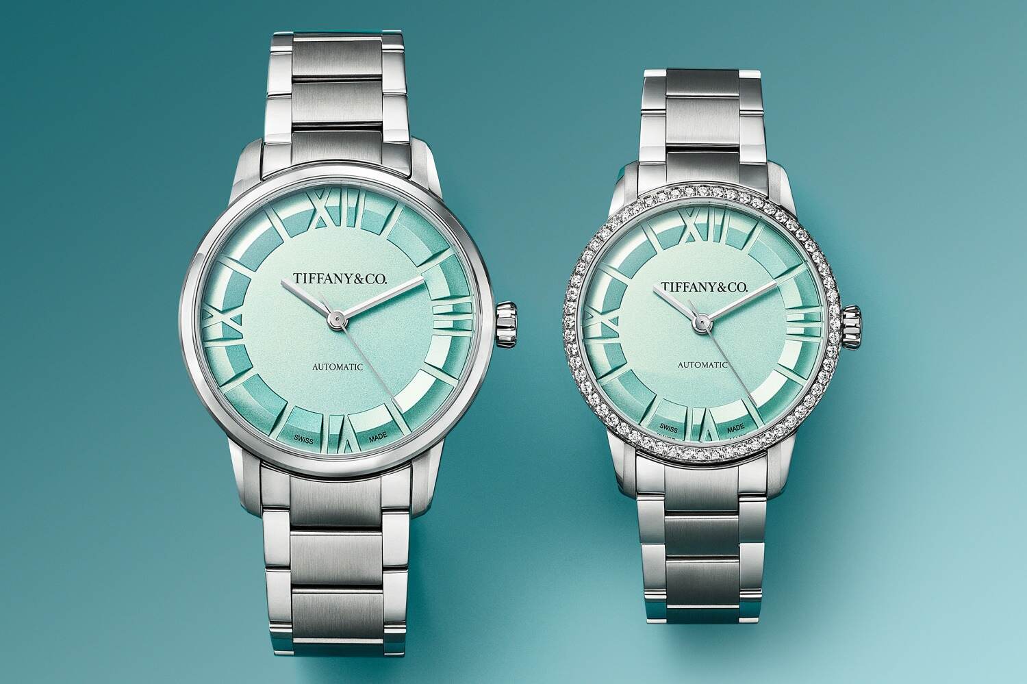 ティファニー アトラス」ウォッチ、“まるで彫刻”ローマ数字施した