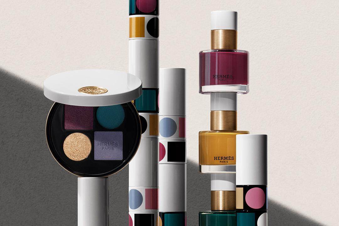 エルメス25年秋冬コスメ、“カラフル幾何学模様”のリップスティック
