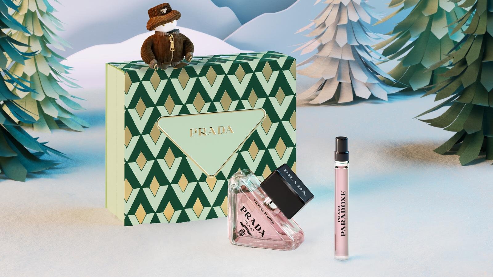 プラダ ビューティ25年クリスマスコフレ第2弾、アイコン香水