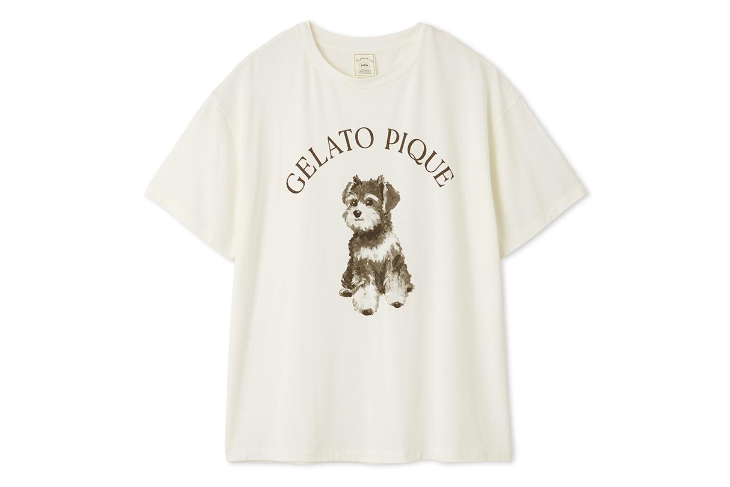 ジェラート ピケ「シュナウザー」モチーフTシャツ＆”柴犬”総柄ルーム