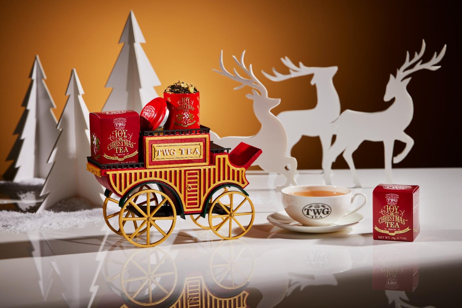 TWG Teaの25年クリスマス、“テディベア型”フルーツグミ＆限定ティー