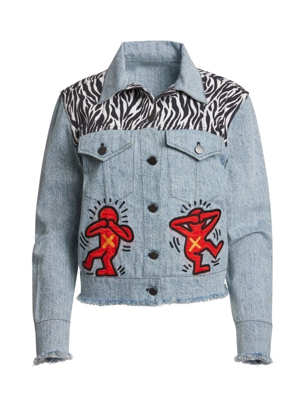 アリス アンド オリビア×キース・ヘリング、“ダンシングフィギュア”柄