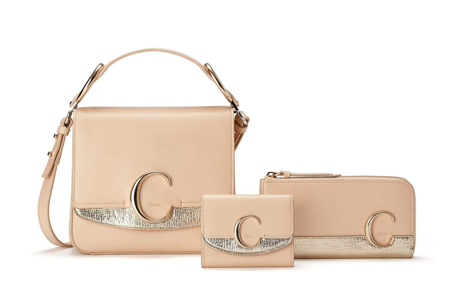 クロエの日本限定バッグ＆ウォレット、ブロンディベージュカラーの
