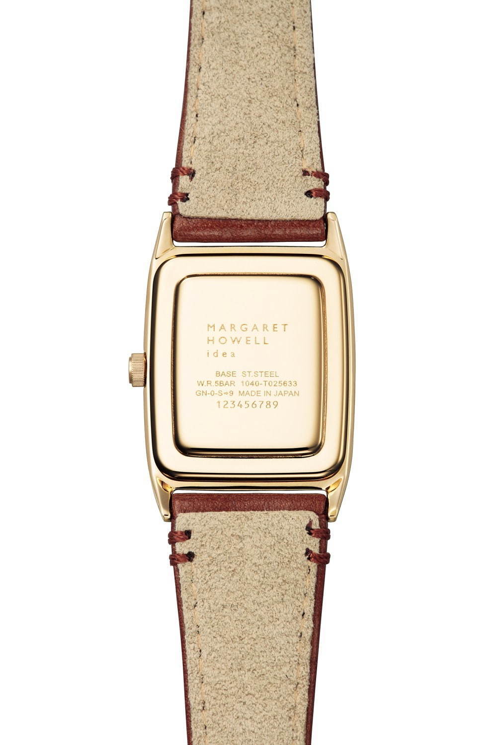 マーガレット・ハウエル アイデア新作ウォッチ、スクエアケース＆6時