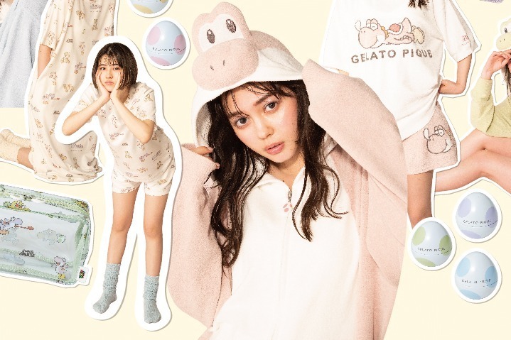 ジェラート ピケ「スーパーマリオ」ルームウェアの第2弾、“パステル