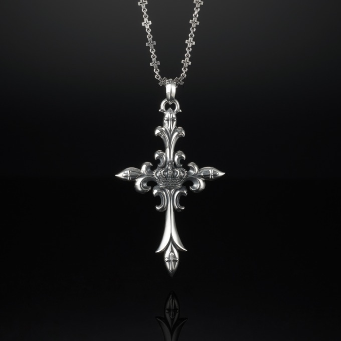 yamamoto Justin Davis ネックレス クロス チェーン TINY CROSS