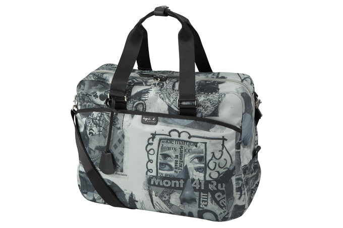 アニエスベーのナイロンボストンを世界のアーティストたちが