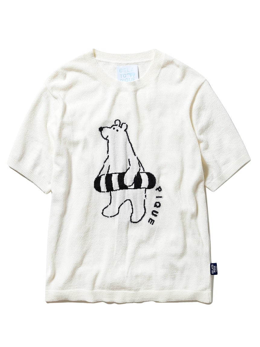 ジェラート ピケ「シロクマ」ルームウェア、“ひんやり”とした冷感素材