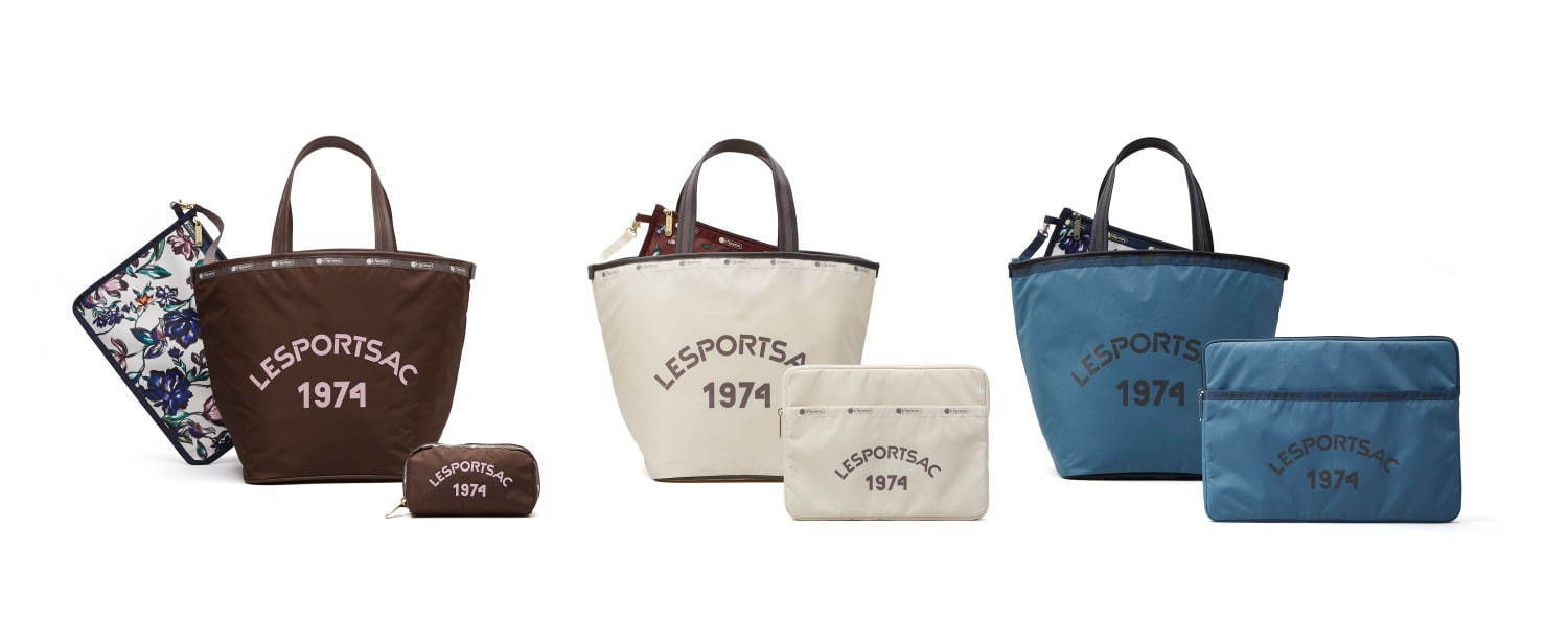 レスポートサックとスタイリスト大草直子コラボ“モダンな花柄”バッグや