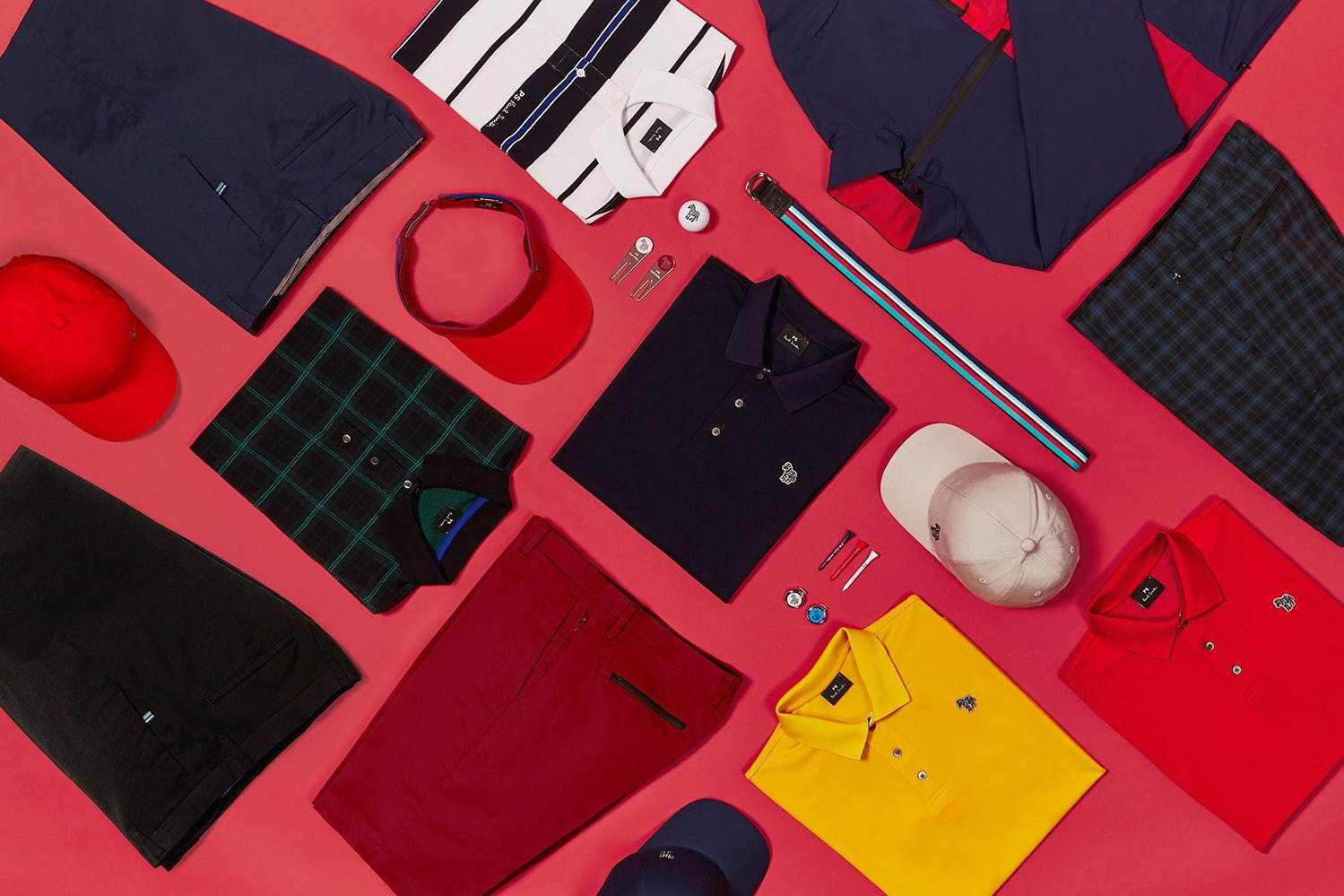 PS ポール・スミスからゴルフウェア登場 - 機能性にも優れるポロシャツ