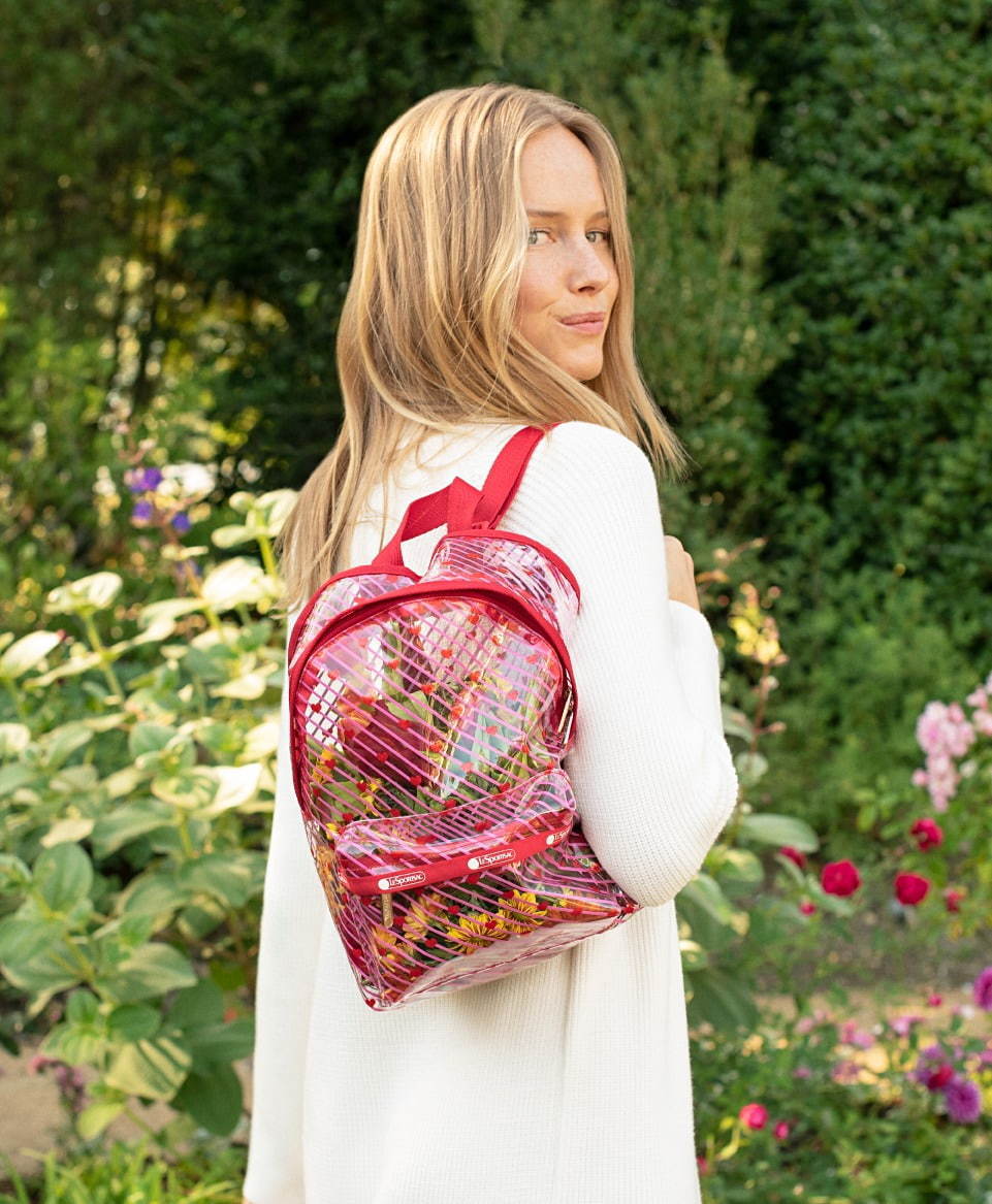 レスポートサック“ラメハート”輝く新作クリアバッグ、“LOVE”を配した