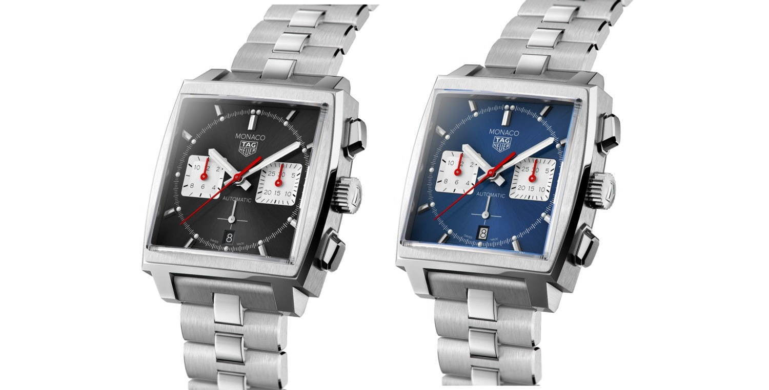 タグ・ホイヤーの腕時計「モナコ」ステンレススティール製ブレスの新作