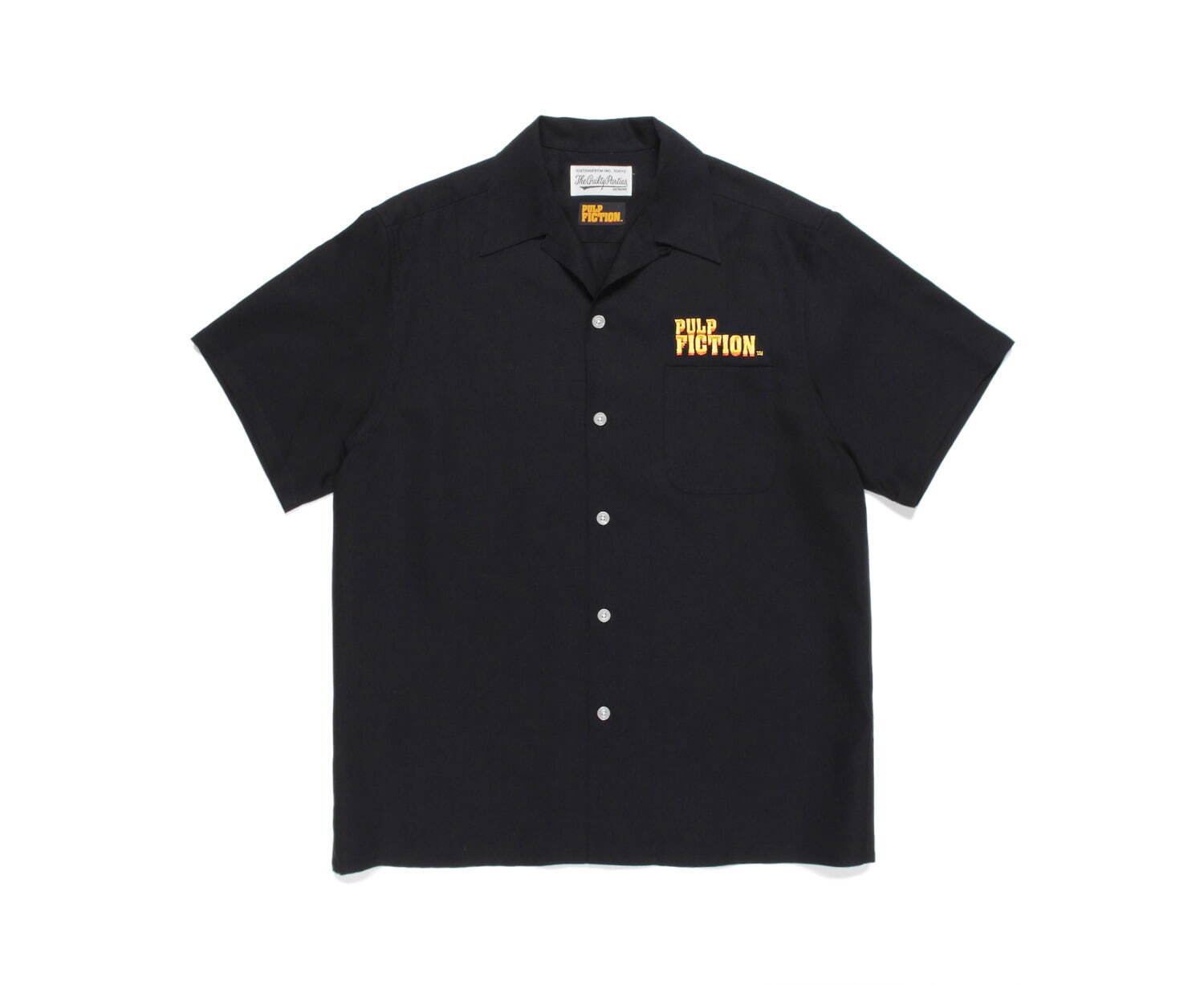 ワコマリア、映画『パルプ・フィクション』のロゴ刺繍入りスウェット