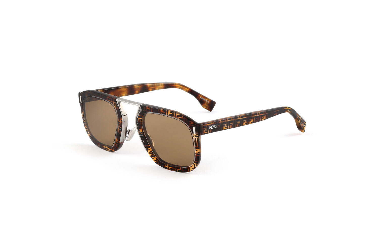 フェンディ“レンズ全面にFFロゴ”あしらった新作メンズサングラス、FF