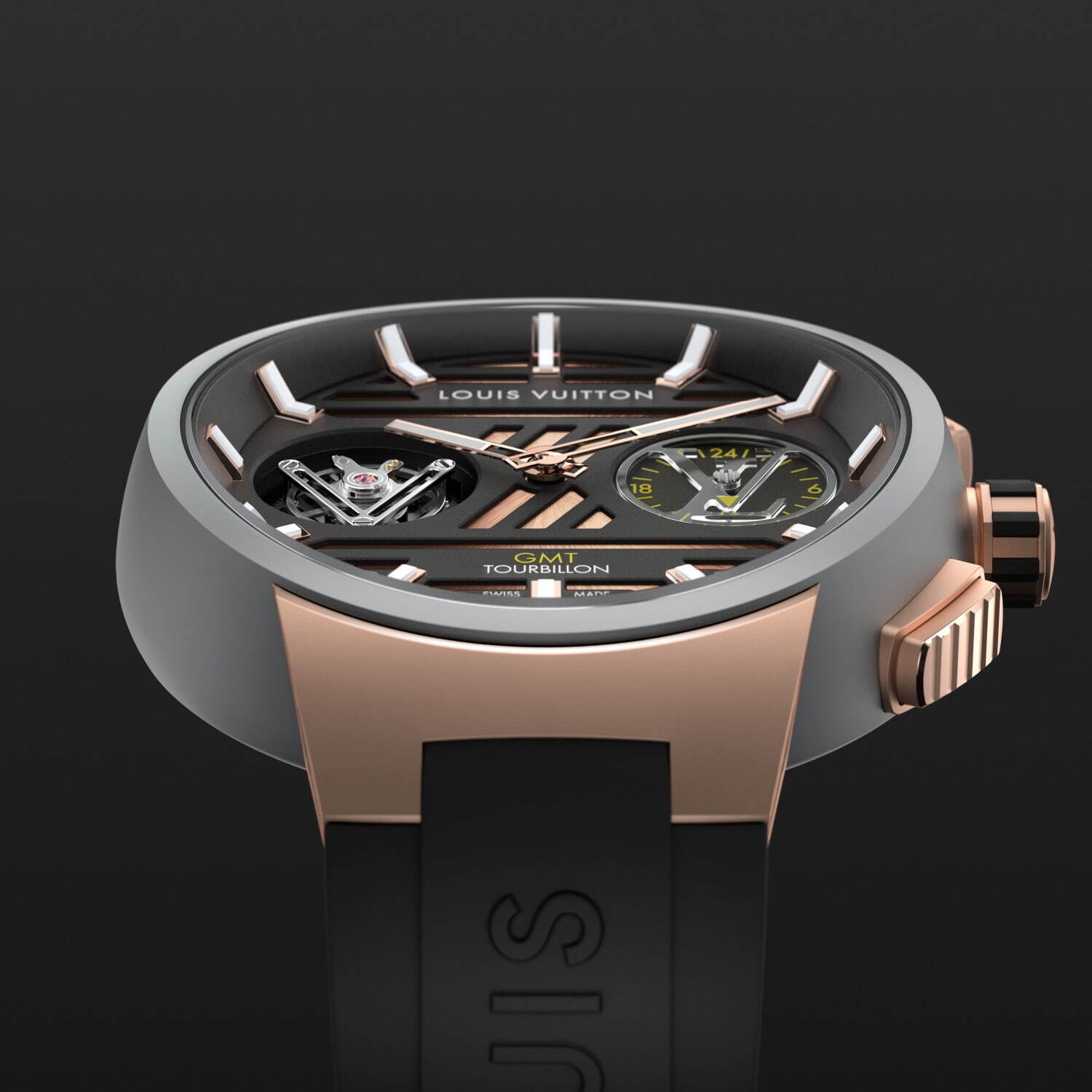 ルイ・ヴィトン「タンブール」新作腕時計 - “メビウスの帯”着想の楕円
