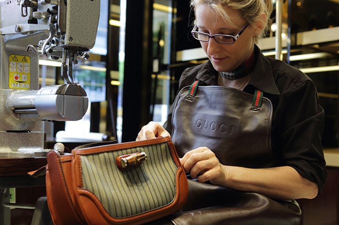 伝統織物・仙台平とGUCCIがコラボで限定バンブーバッグ、売上は復興