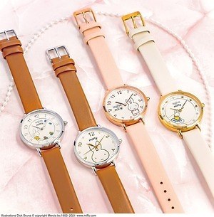 ミッフィーの腕時計「フラワーミッフィー」限定“花”イラスト入りなど