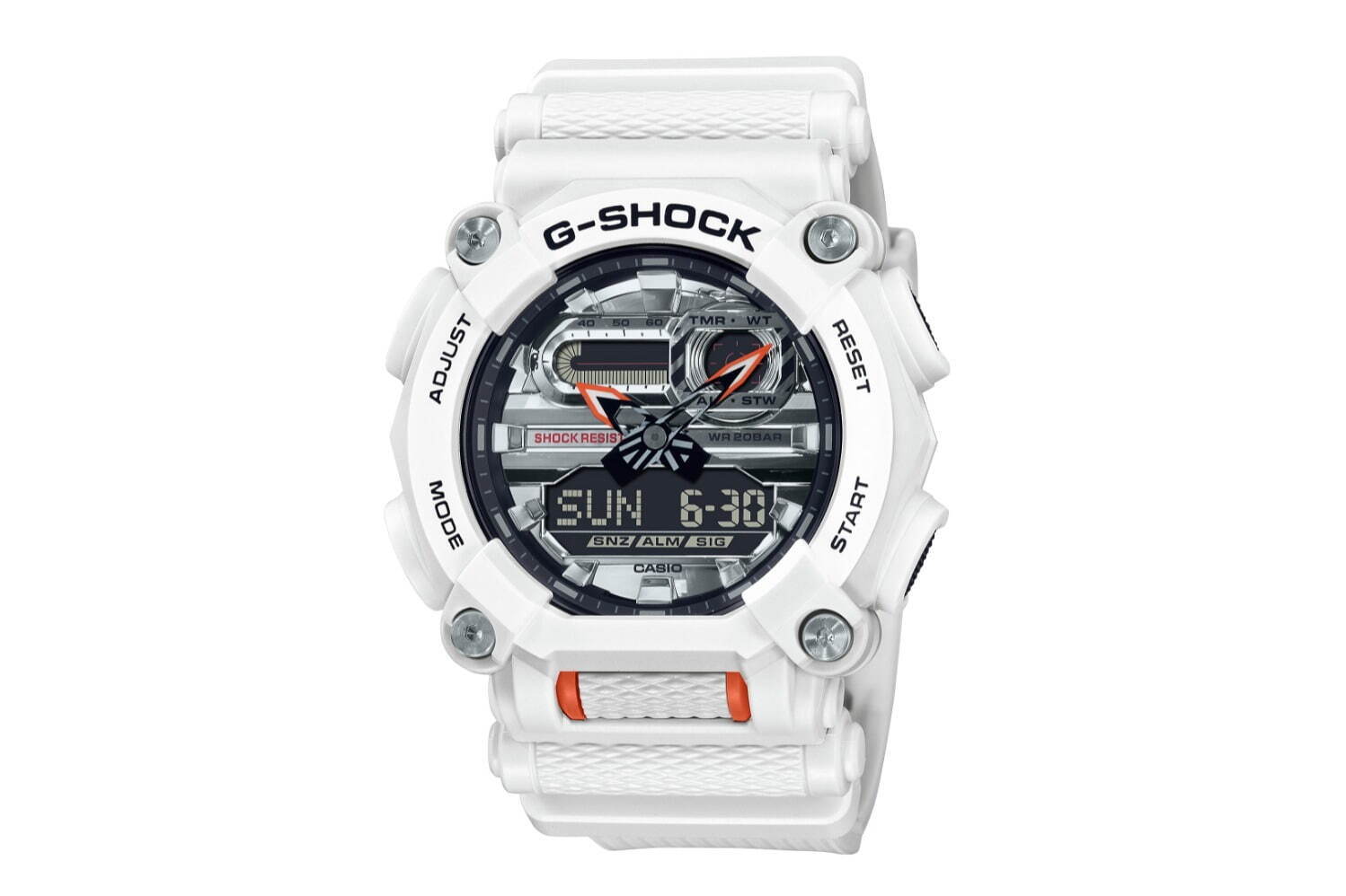 G-SHOCK“工業デザイン”モチーフの腕時計「GA-900」新色、輝くゴールド