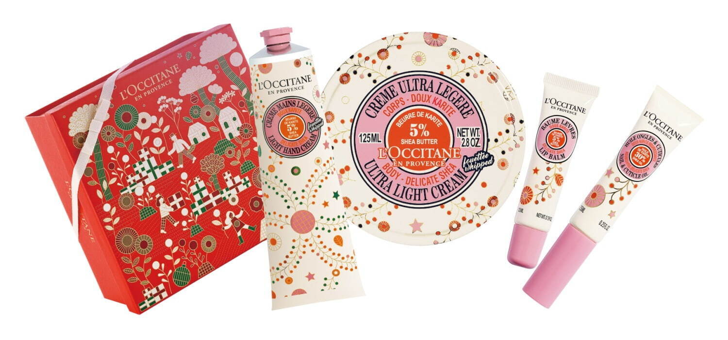 ロクシタンのクリスマスコフレ第3弾、温かな“フローラルコットン”香る