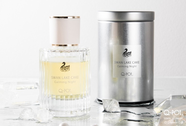 Q-pot. キューポット バッグチャーム キーホルダー ブルースワン 白鳥