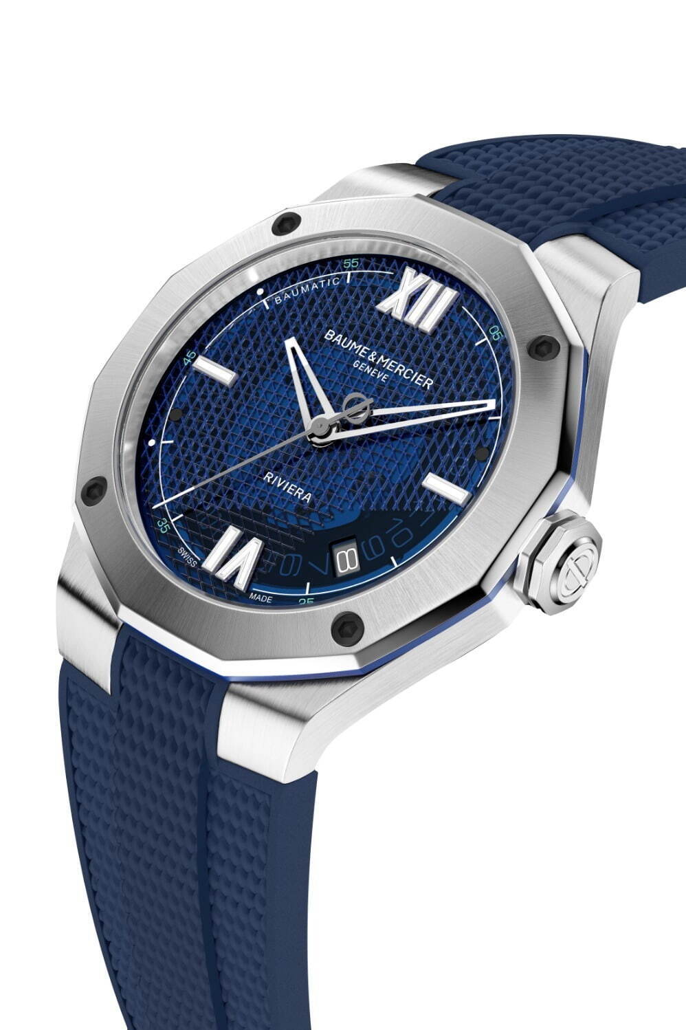 ボーム＆メルシエの腕時計「リビエラ」輝くブルーダイヤルの新作