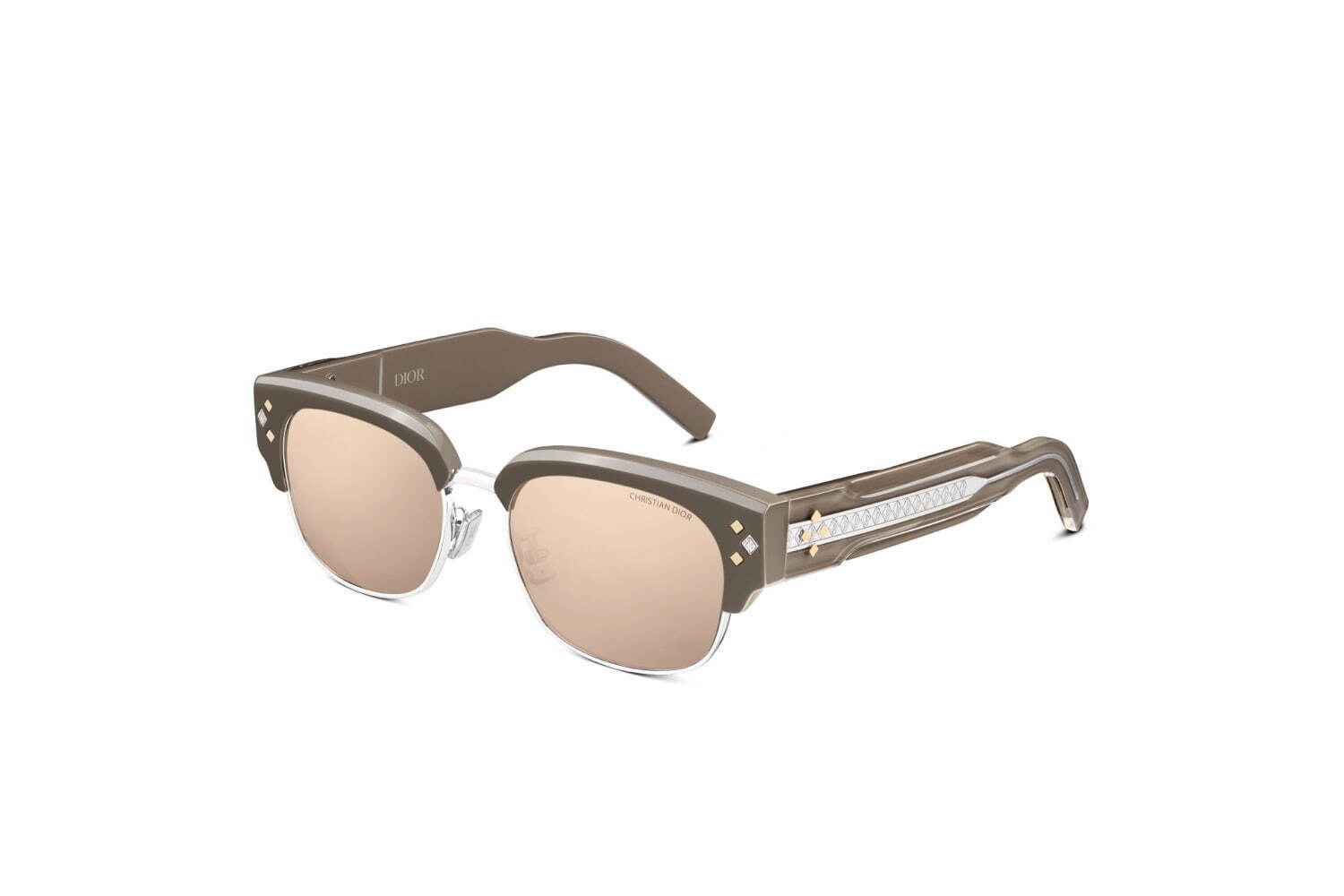 ディオール新作メンズサングラス「CDダイヤモンド」メタリックな輝きを