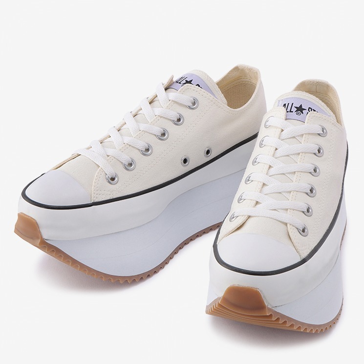 コンバース「オールスター」新作厚底スニーカー、厚さ51mmの“舟形