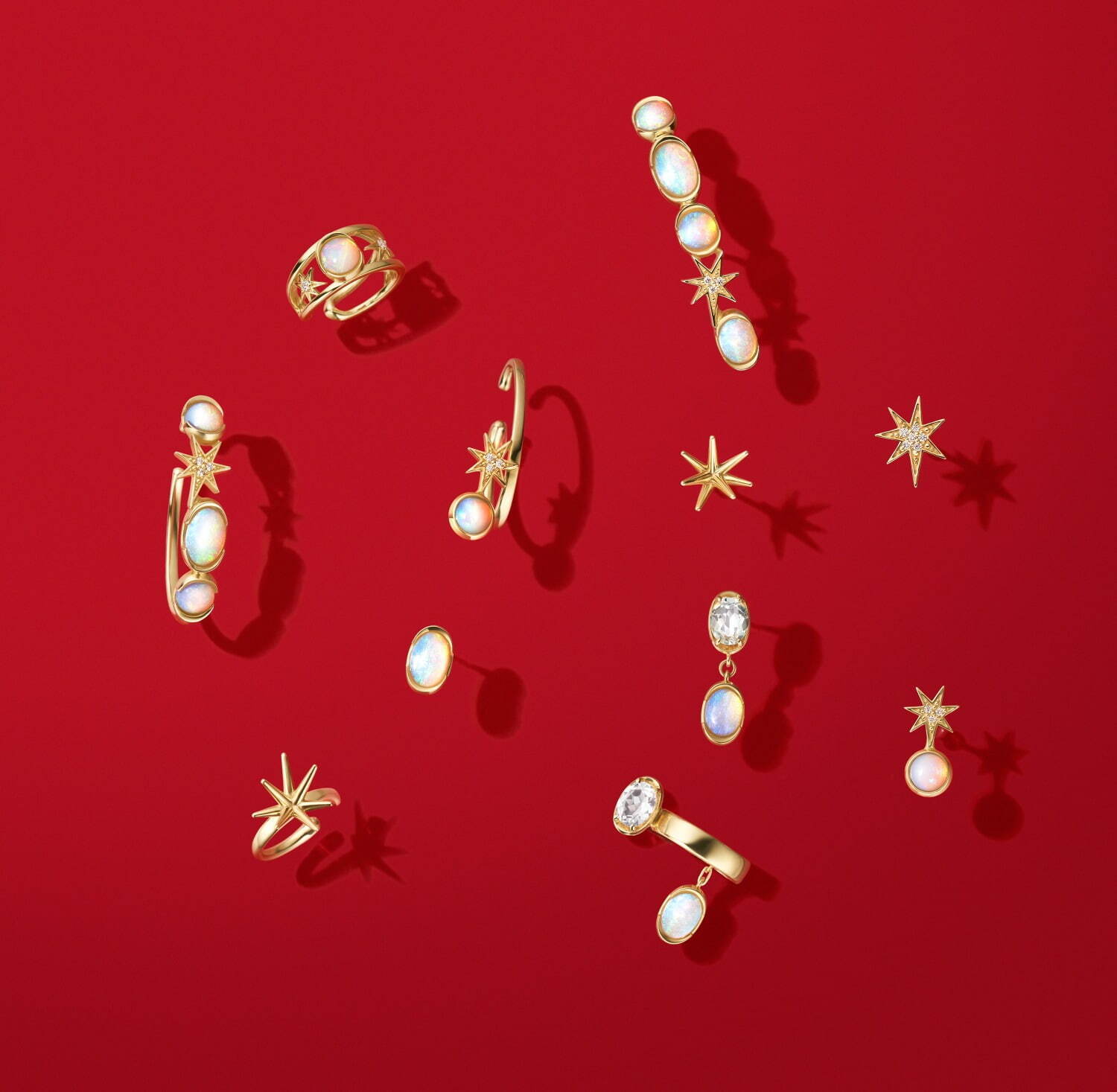 スタージュエリー22年クリスマス、幸せに導く“七角星”モチーフの