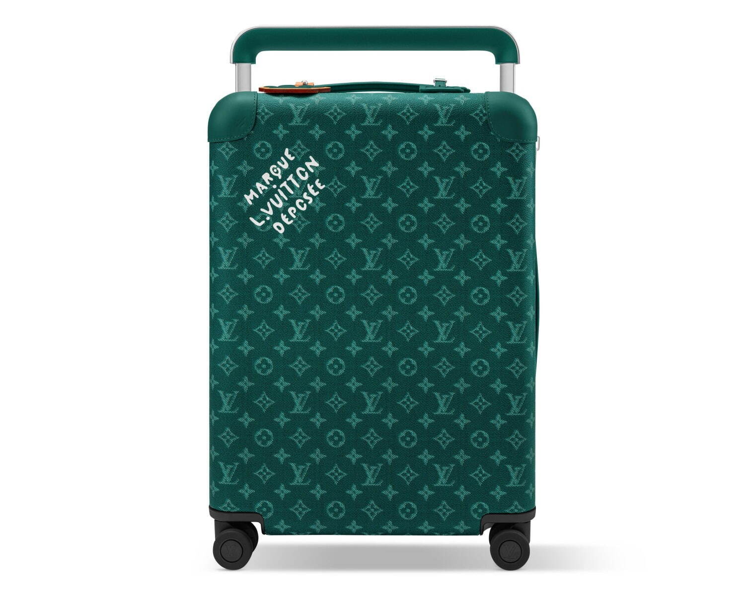 ルイ・ヴィトン“犬の肉球”チャーム付きメンズバッグ、鮮やかなイエロー