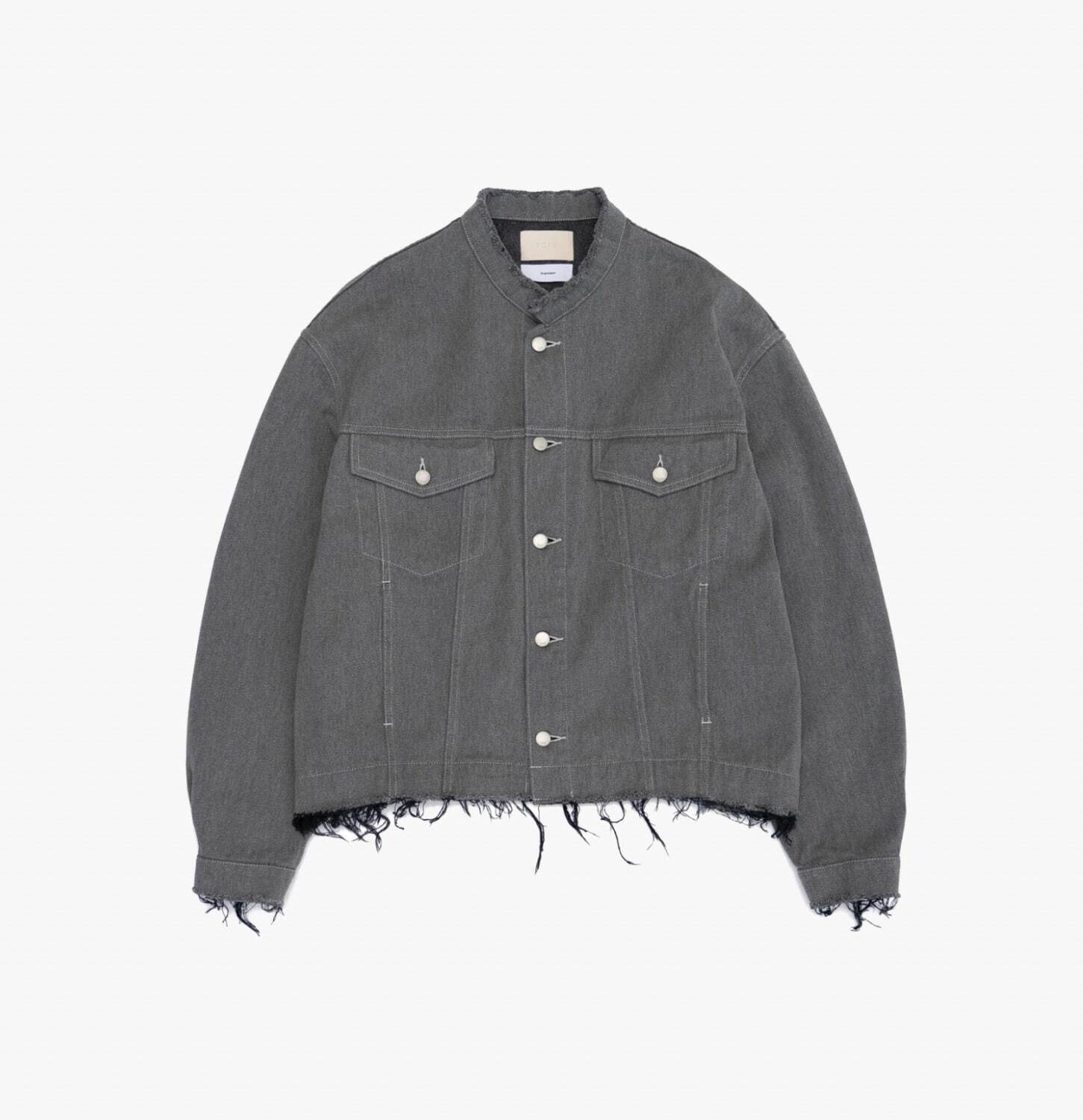 ヨーク×グラフペーパー“濃淡グレー”のメルトンコートやモヘアニットの