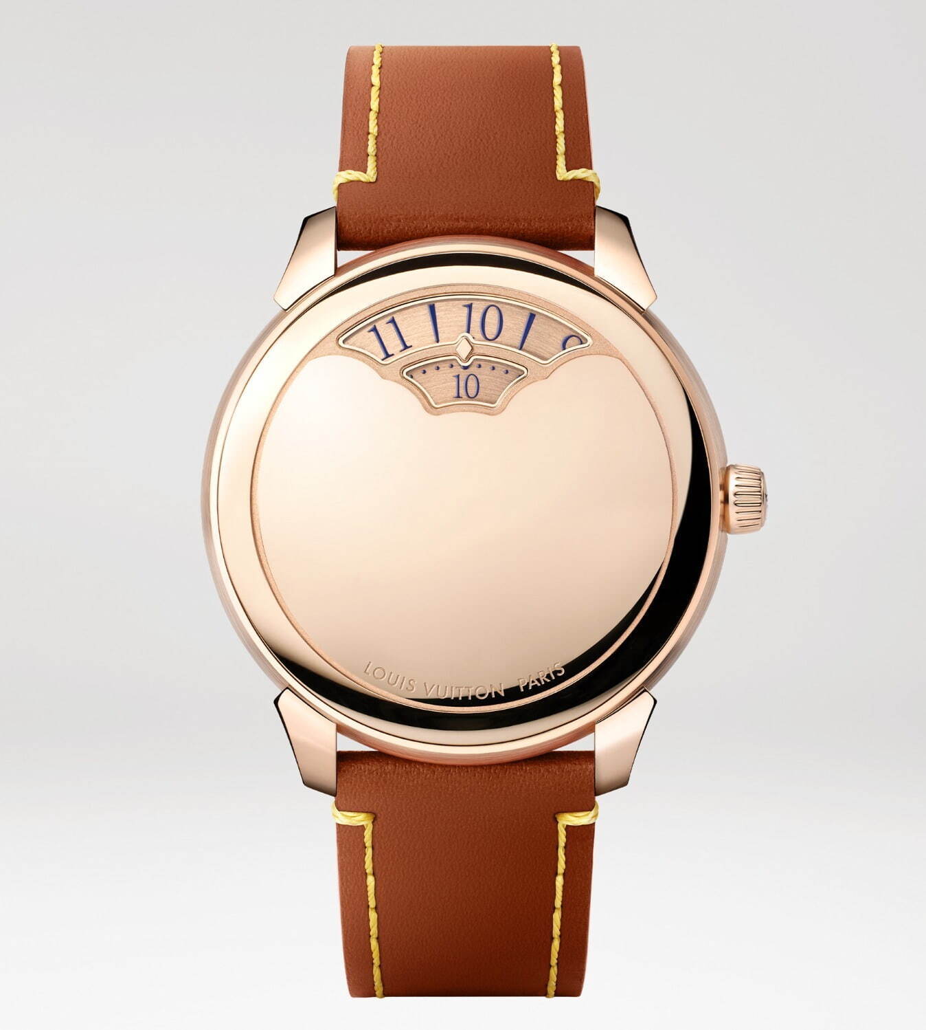 ルイ・ヴィトン25年腕時計「タンブール コンバージェンス」ダイヤルを