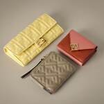 フェンディ「FF」ロゴ財布に新作ソルベイエロー＆マカロンピンク