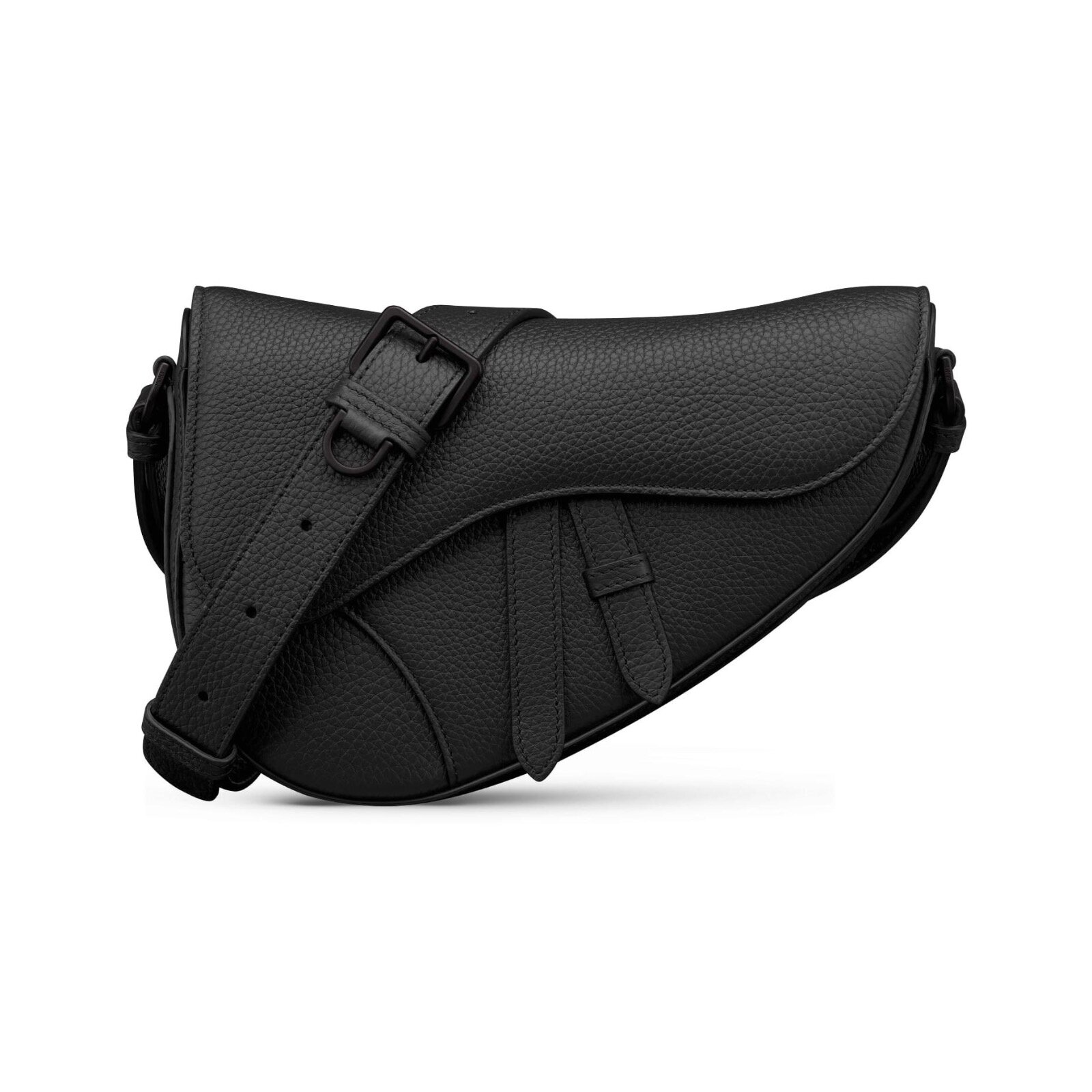 ディオール「サドル」バッグに2WAY仕様の新作、洗練ブラックレザー