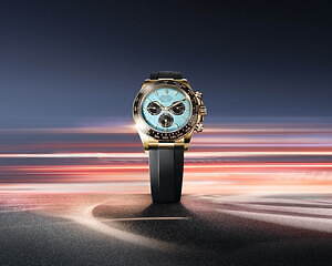 ロレックス「コスモグラフ デイトナ」25年新作腕時計、ターコイズ