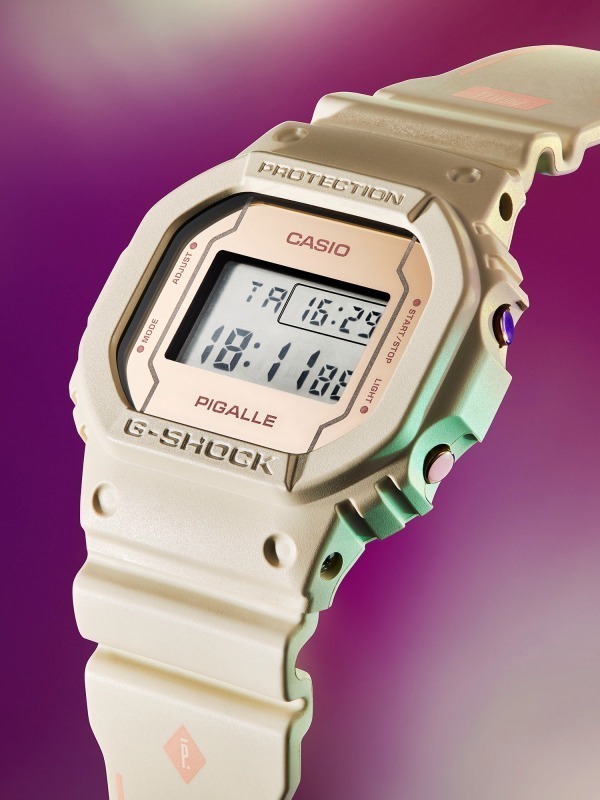 ピガール×G-SHOCKのコラボウォッチ、ベースモデルは名作“ DW-5600
