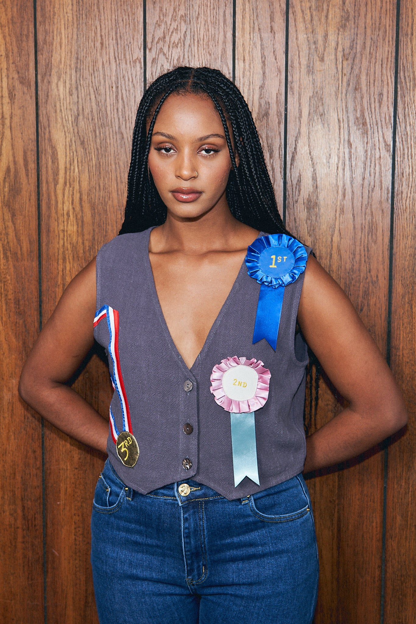 4 left - Winners Only Thick Linen Vest – Fashion Brand Company