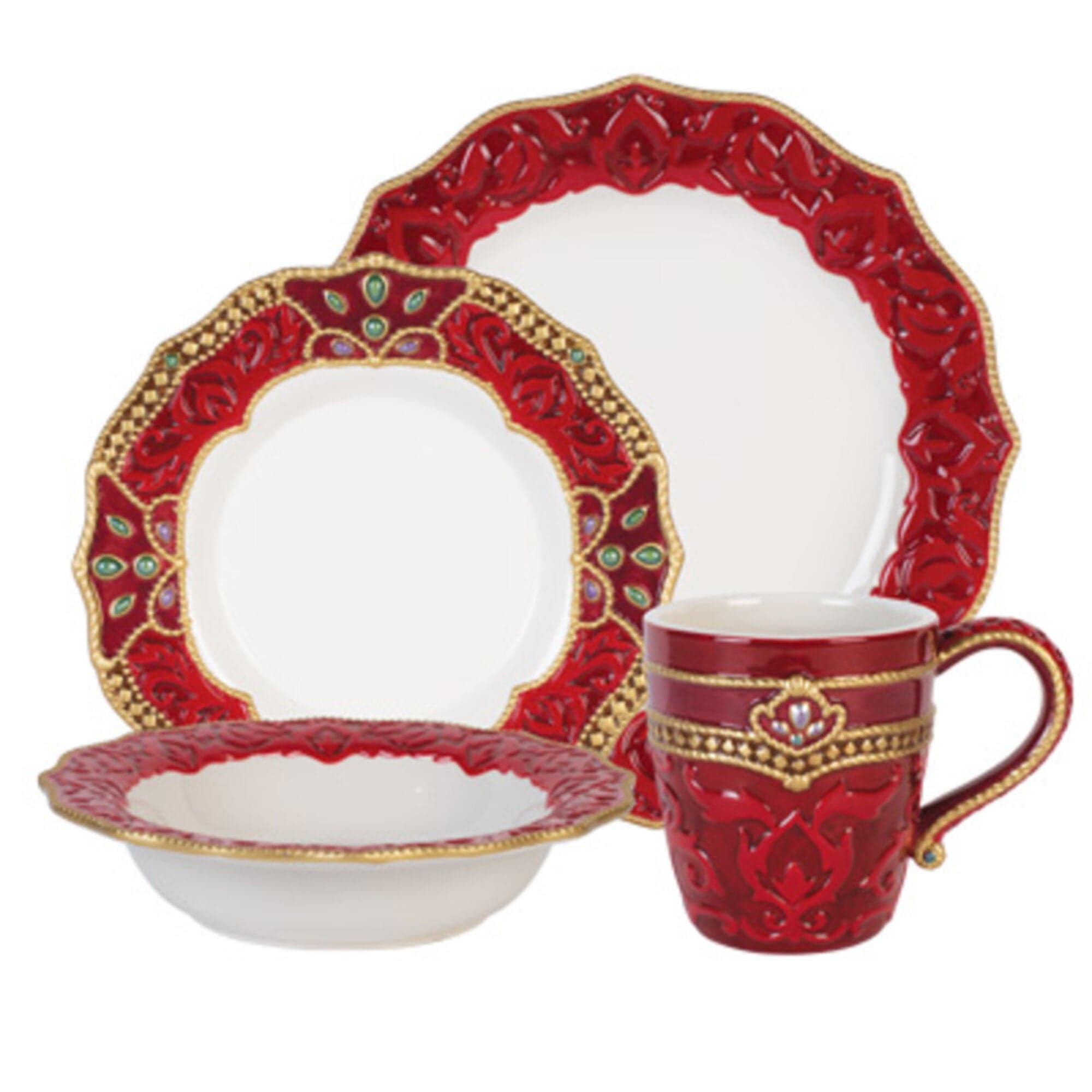 Renaissance Holiday 4 Piece Place Setting