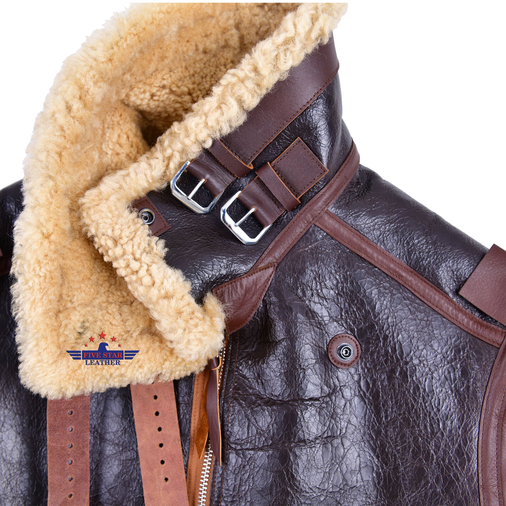 FiveStar Leather Repro USAAF Type B-3 Bomber Aviator Pilot Seal