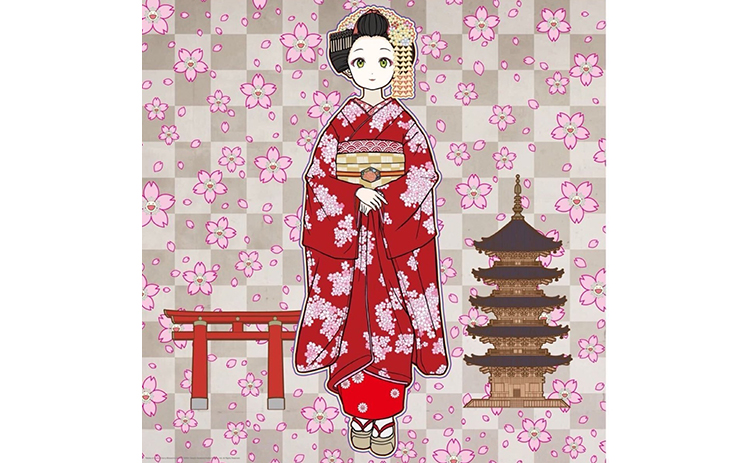 京都の舞妓さん 赤に桜』村上隆／Takashi Murakami | 絵画・アート販売