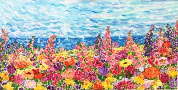 ガーデンアットサンセット』レスリー・セイヤー | 絵画・アート販売