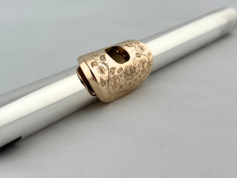 Headjoint - Miyazawa Sterling silver MZ-7 with 9k Gold Lip Plate