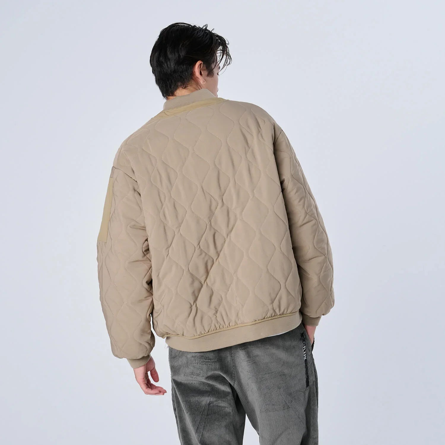 XJK-KILT（ストレッチ中綿キルティングジャケット）BEIGE - OUTERWEAR