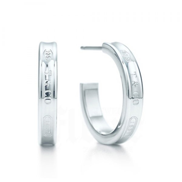 ティファニー 1837 ナロー フープ ピアス （スモール） [Jewel Fleur